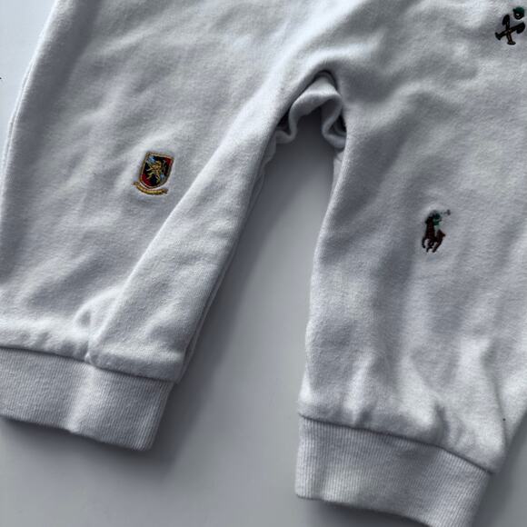 Ralph Lauren White Polo Coverall - Size 9 Months - Picture 2 of 5
